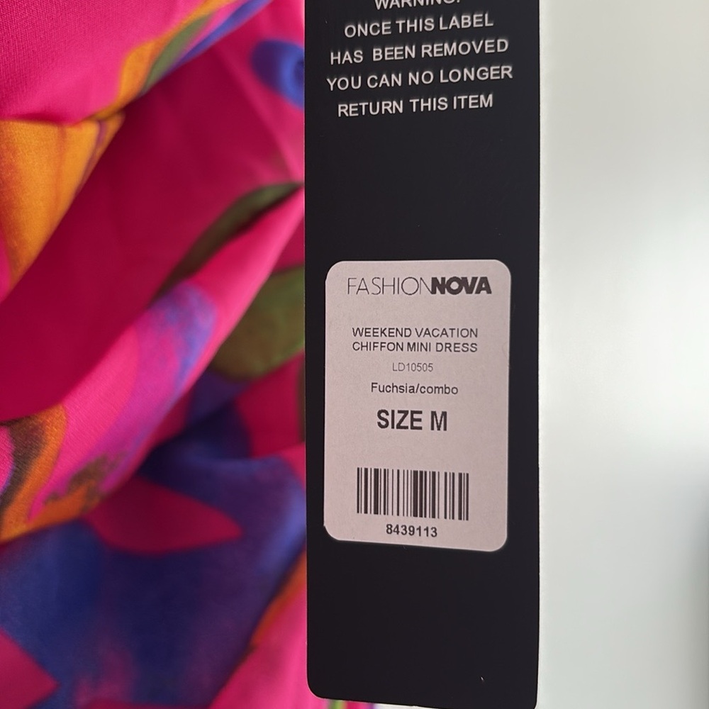 Fashion Nova Vibrant Multicolor Mini Dress - Picture 6 of 16